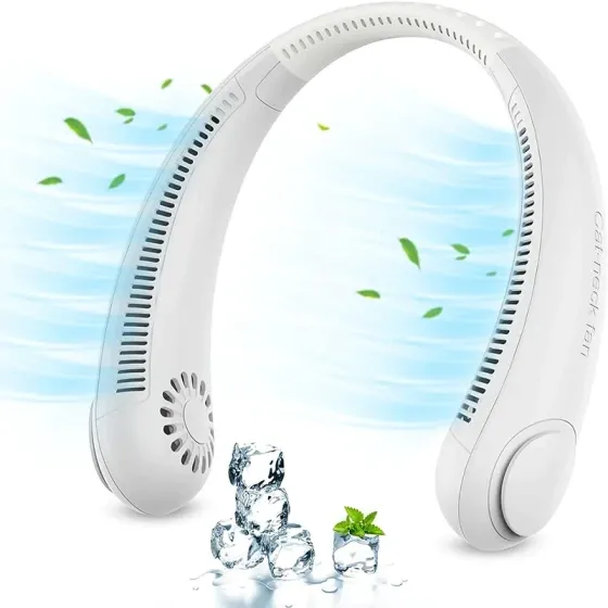 پنکه شارژی گردنی فن دار