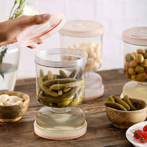 ظرف نگهدارنده خیارشور و زیتون