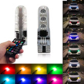 چراغ خودرو مولتی کالر ریموت دار مدل LED بسته 2 عددی