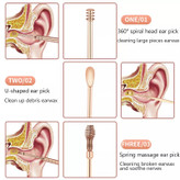مجموعه 6 عددی ابزار تمیز کننده گوش