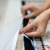 محافظ ریشه فرش 12 متری جنس حریر مدل Carpet Protecto