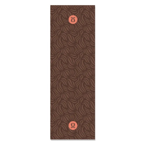 مت ورزشی مخمل ترک طرح مواج قهوه ای کد MAT-58