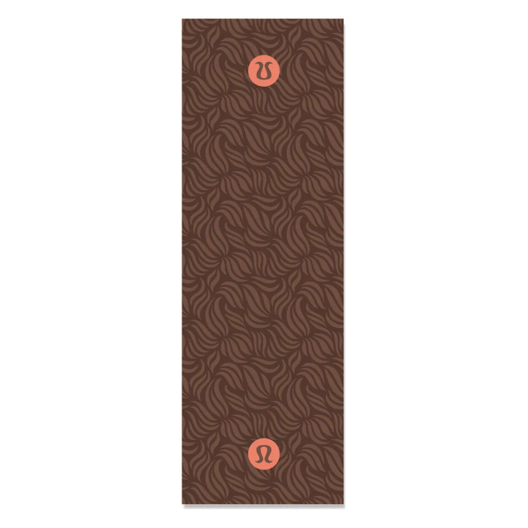 مت ورزشی مخمل ترک طرح مواج قهوه ای کد MAT-58