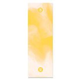 مت ورزشی مخمل ترک طرح آبرنگ زرد کد MAT-57