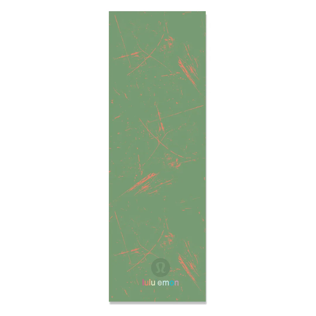 مت ورزشی مخمل ترک طرح سبز مریمی خش دار کد MAT-55