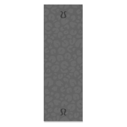 مت ورزشی مخمل ترک طرح پلنگی طوسی کد MAT-53