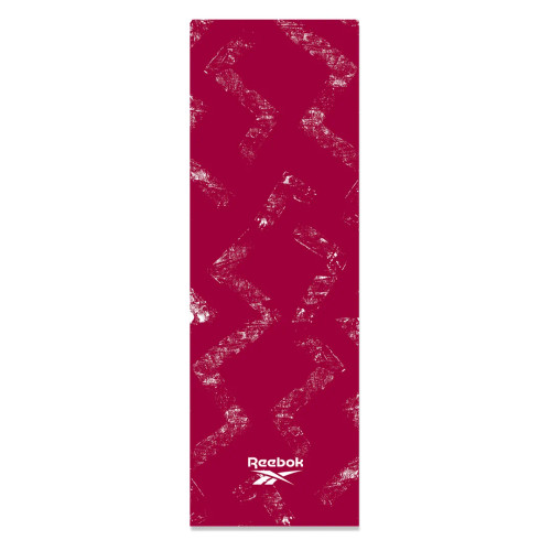 مت ورزشی مخمل ترک طرح لوزی زرشکی کد MAT-49